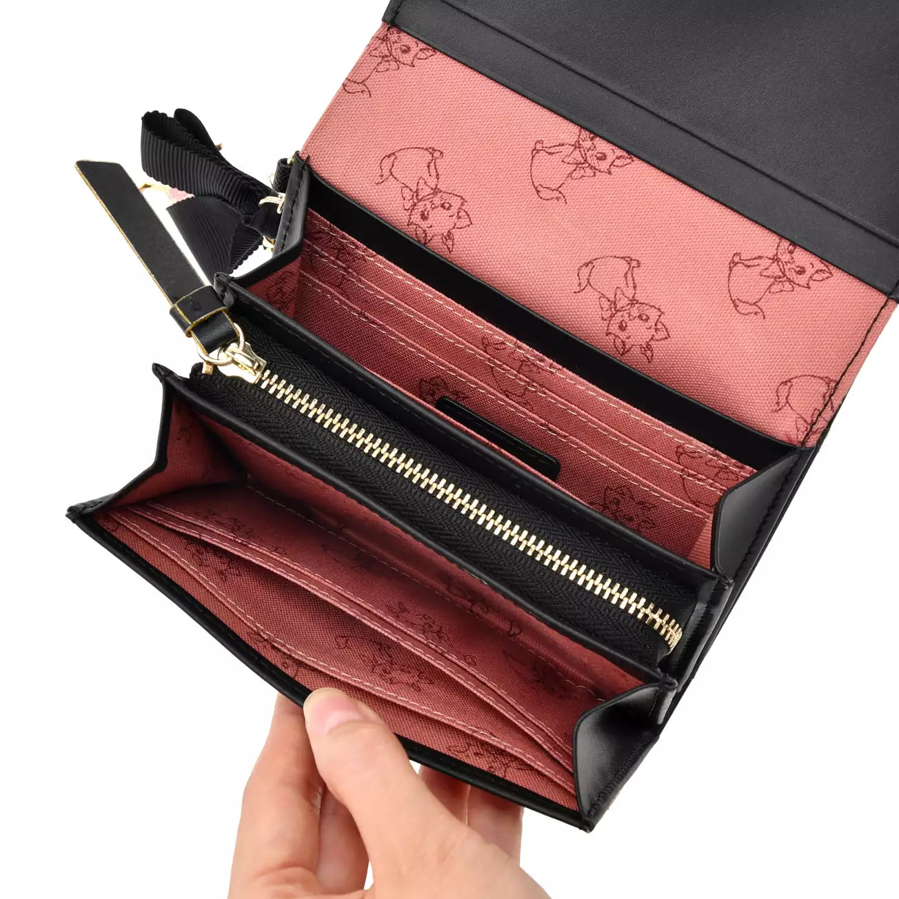 Japan Disney Store - LANVIN en Bleu - The Aristocats - Marie - 55th Anniversary - Wallet with Charm