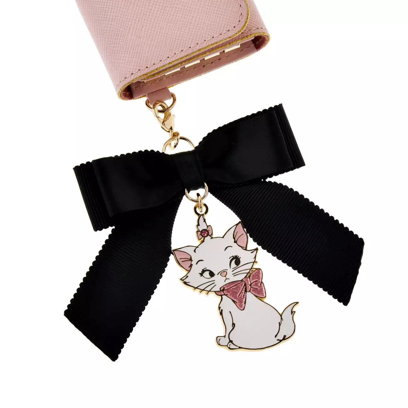 Japan Disney Store - LANVIN en Bleu - The Aristocats - Marie - 55th Anniversary - Key Case with Charm