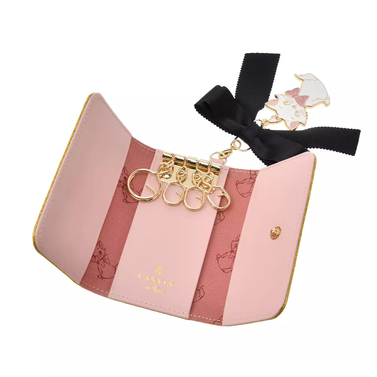 Japan Disney Store - LANVIN en Bleu - The Aristocats - Marie - 55th Anniversary - Key Case with Charm