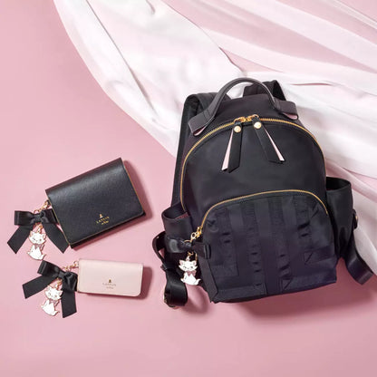 Japan Disney Store - LANVIN en Bleu - The Aristocats - Marie - 55th Anniversary - Key Case with Charm