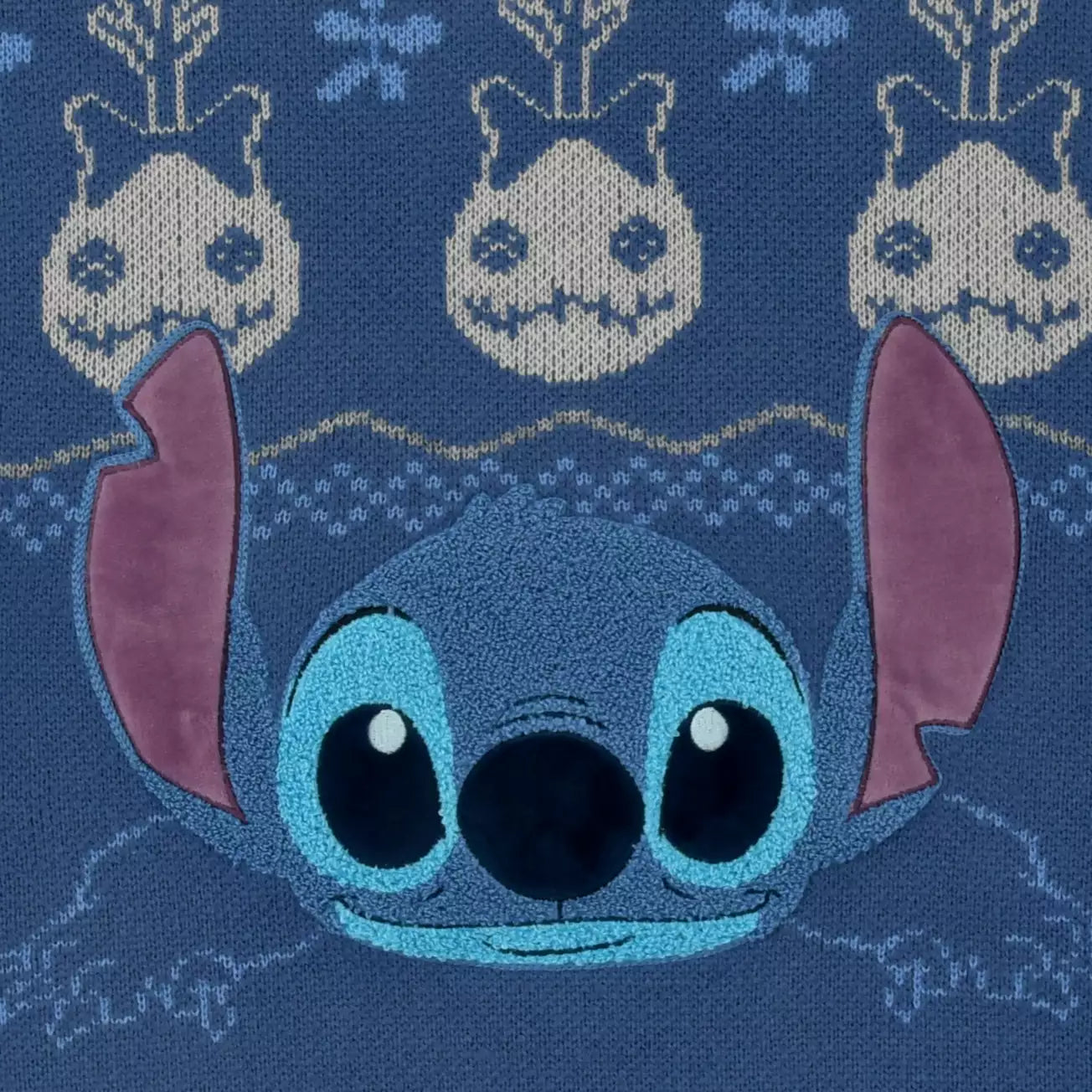 Japan Disney Store - Knit Collection - Stitch - Long Sleeve Sweater