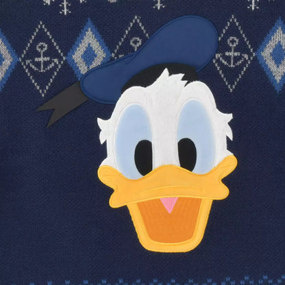 Japan Disney Store - Knit Collection - Donald Duck - Long Sleeve Sweater