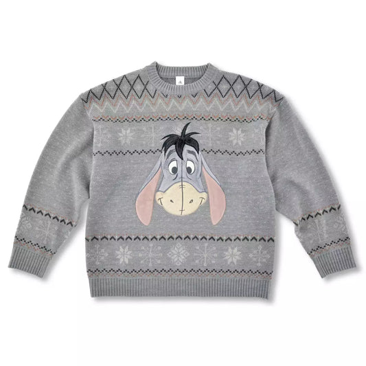 Japan Disney Store - Knit Collection - Winnie the Pooh - Eeyore - Long Sleeve Sweater
