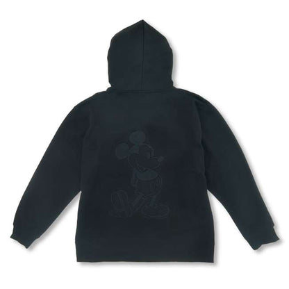 Japan Disney Store x Magical Label - Mickey Mouse - Embossed Long Sleeve Hoodie