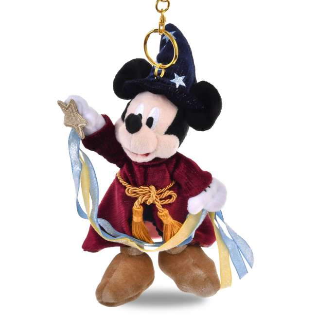 DEC 9 PREORDER - Japan Disney Store - Fantasia 85th Anniversary - Mickey Mouse - Plush Keychain
