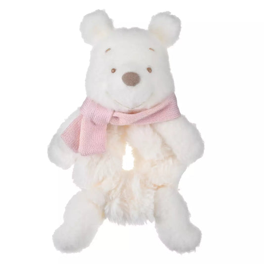 NOV 11 PREORDER - Japan Disney Store - White Pooh - Winnie the Pooh - Plush Scrunchie