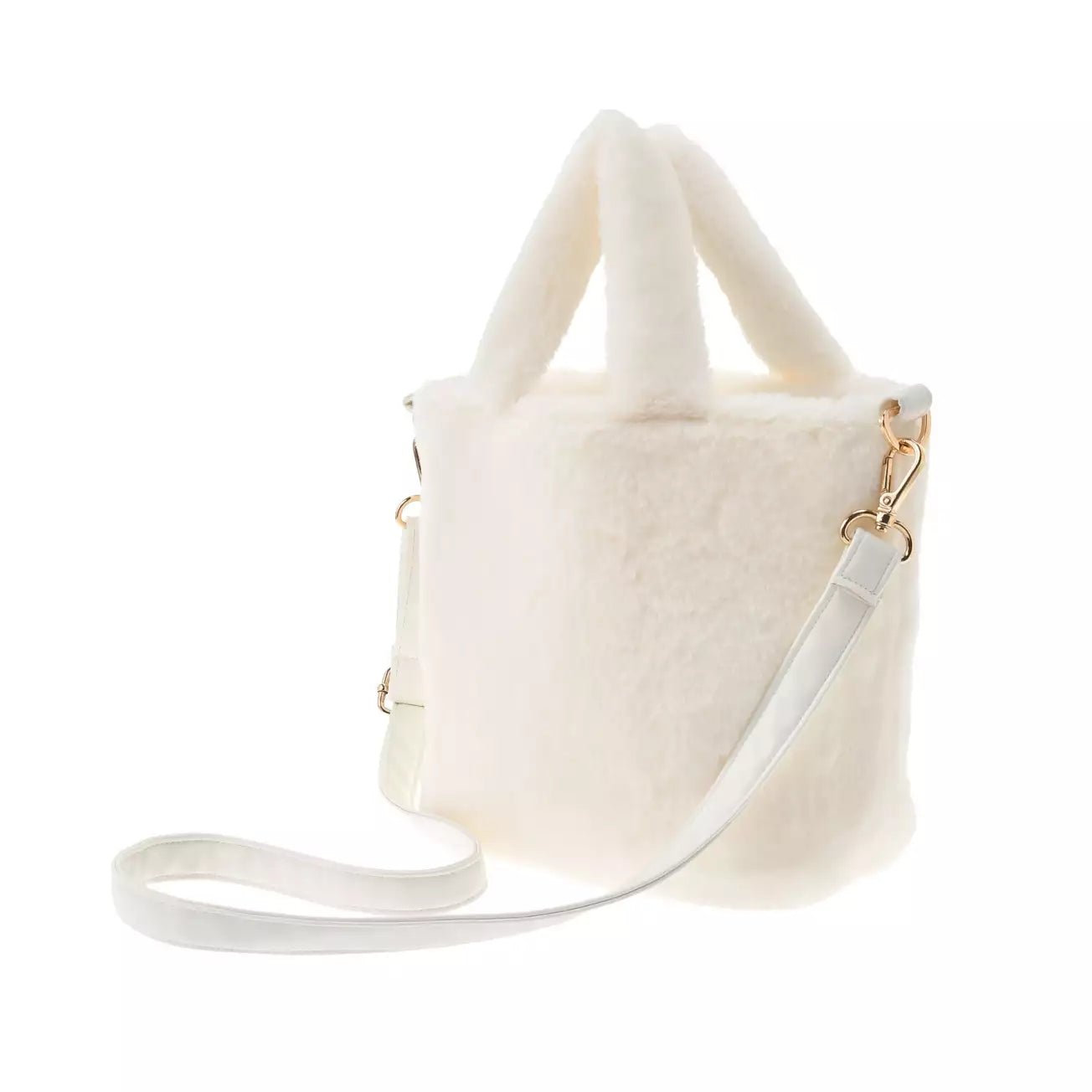 NOV 11 PREORDER - Japan Disney Store - White Pooh - Winnie the Pooh - 2Way Fur Bag