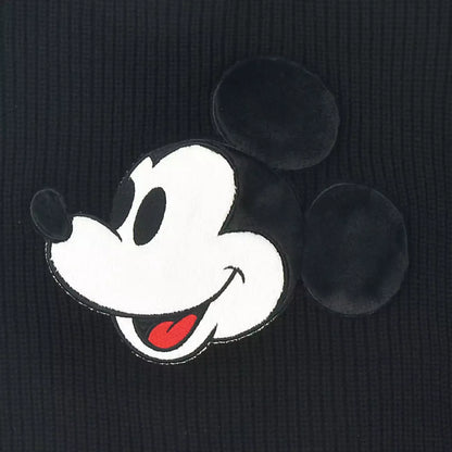 Japan Disney Store x Magical Label - Mickey Mouse -  Long Sleeve Sweater in Black with Faux Fur