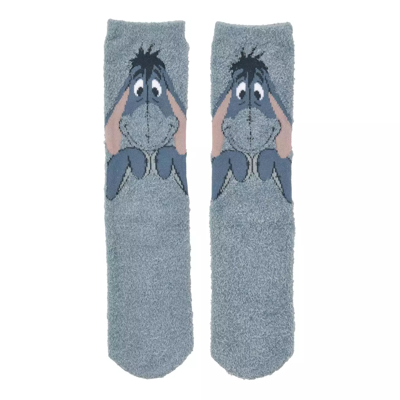Japan Disney Store - Winnie the Pooh - Eeyore - Fluffy Socks - 23-25cm