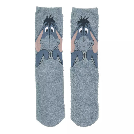 Japan Disney Store - Winnie the Pooh - Eeyore - Fluffy Socks - 23-25cm