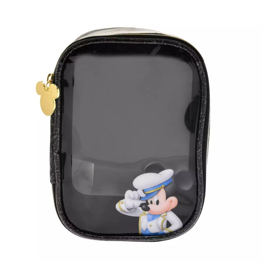 28 OCT PREORDER - Japan Limited - Happy Birthday Mickey - Mickey Mouse Pouch Keychain with Clear Window