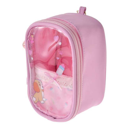 OCT 3 PREORDER - Japan Limited - Mellow Hug - Lady & the Tramp - Lady - Clear Window Keychain Pouch