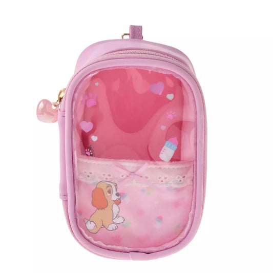OCT 3 PREORDER - Japan Limited - Mellow Hug - Lady & the Tramp - Lady - Clear Window Keychain Pouch