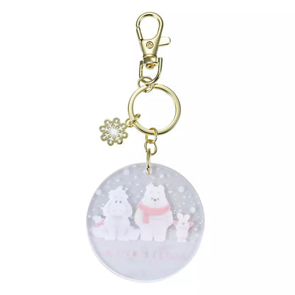 NOV 11 PREORDER - Japan Disney Store - White Pooh - Winnie the Pooh - Pooh, Piglet & Eeyore - Keychain