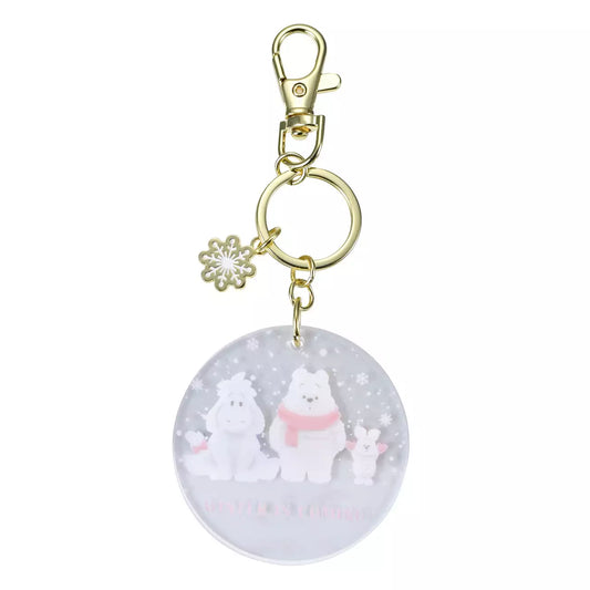 NOV 11 PREORDER - Japan Disney Store - White Pooh - Winnie the Pooh - Pooh, Piglet & Eeyore - Keychain