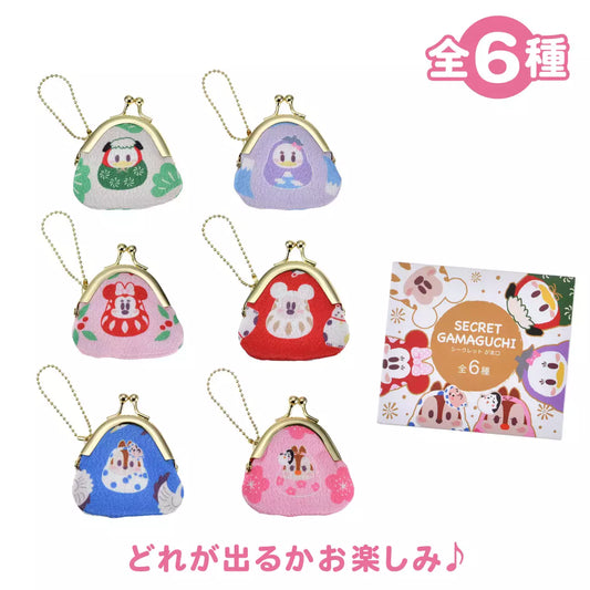 DEC 2 PREORDER - Japan Disney Store - New Years 2026 - Mickey & Friends - Pouch Charm Blind Box