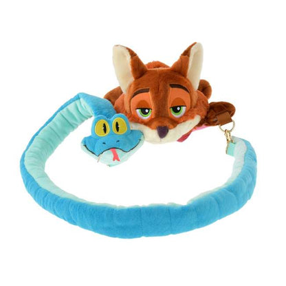 Japan Disney Store - Zootopia 2 - Nick Wilde & Gary De Snake Multi-Pouch - Plush Bag