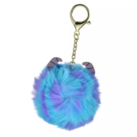 Japan Disney Store - Monsters Inc - Sully - Fluffy Ball Keychain