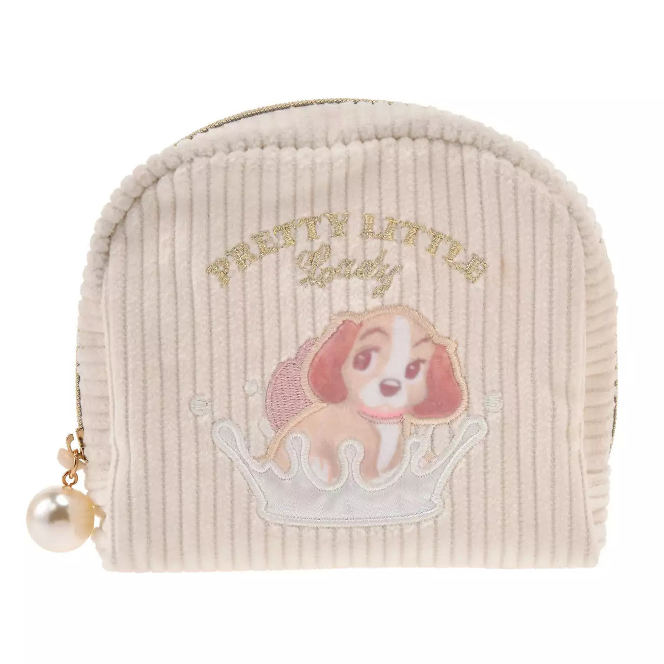 Japan Disney Store - Lady & the Tramp - Lady Plush Pouch with Marshmallows