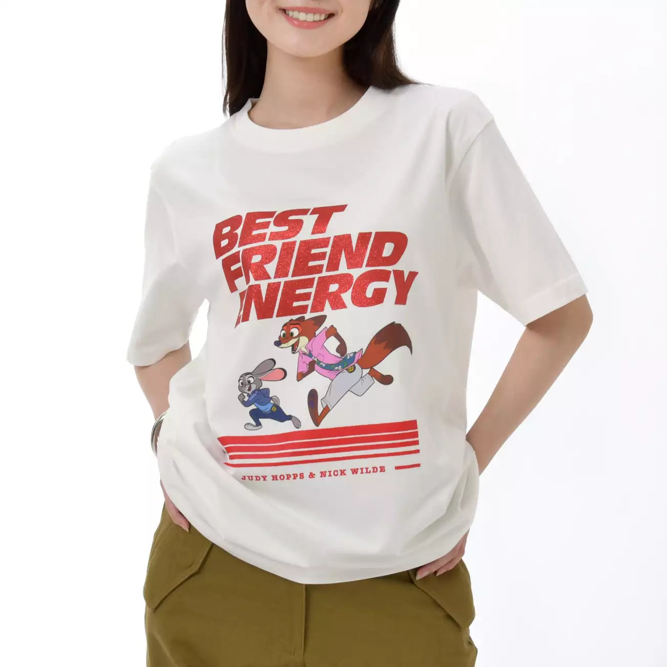 Japan Disney Store - Zootopia 2 - Judy Hopps & Nick Wilde - Short Sleeve T-Shirt