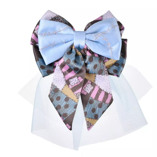 SEPT 16 PREORDER - Japan Limited - The Nightmare Before Christmas - Sally Triple Ribbon Hair Clip / Badge