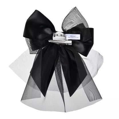 SEPT 16 PREORDER - Japan Limited - The Nightmare Before Christmas - Jack Skellington Triple Ribbon Hair Clip / Badge
