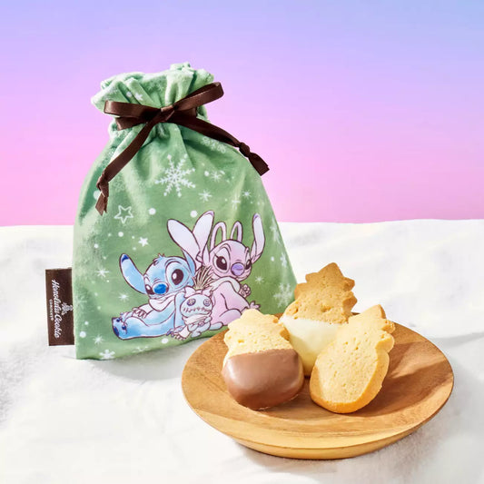 DEC 2 PREORDER - Japan Disney Store - Honolulu Cookie Company - Stitch, Angel & Scrump Cookies with Drawstring Bag