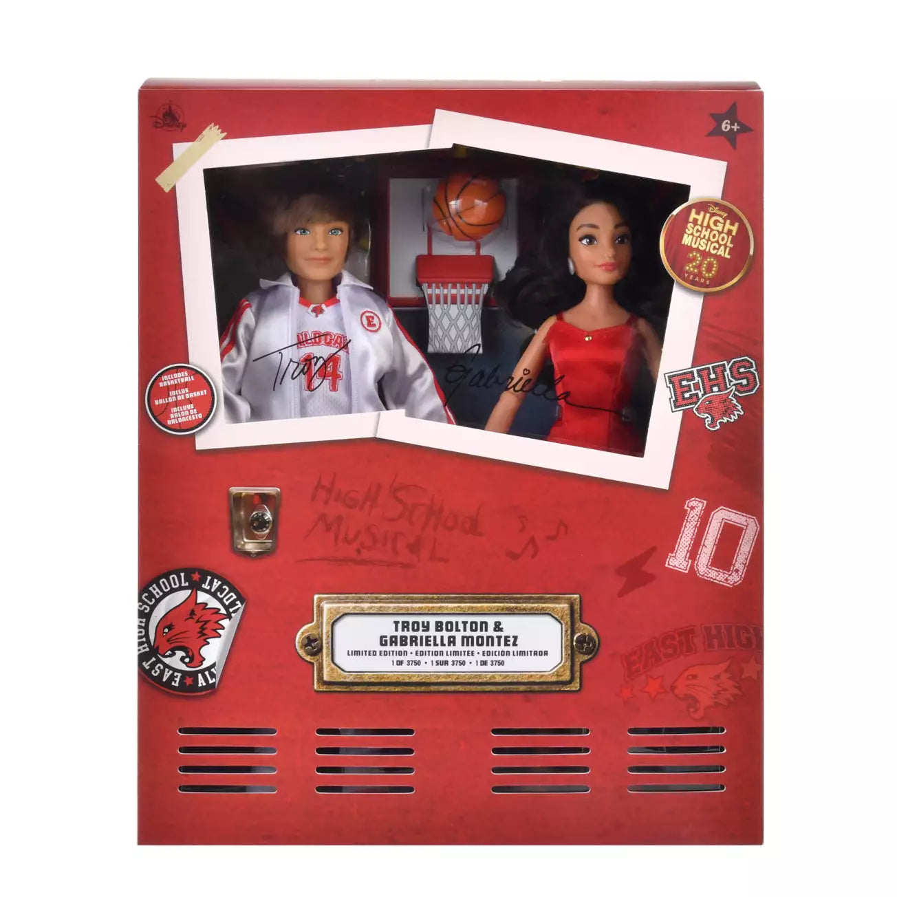 Japan Disney Store - High School Musical 20th Anniversary - Troy Bolton & Gabriella Montez Doll