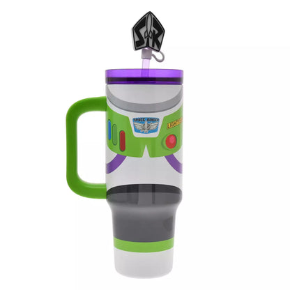 JUNE 30 PREORDER - Japan Disney Store - Toy Story - Buzz Lightyear Water Bottle with Straw Cap and Pouch