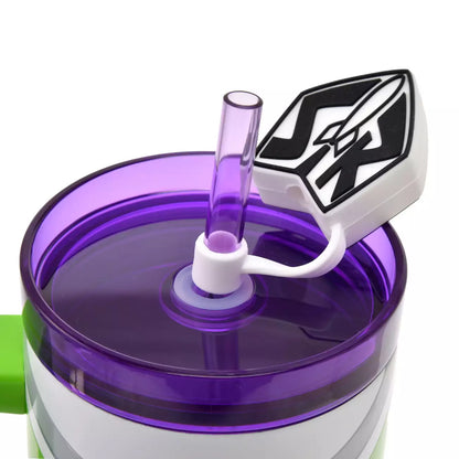 JUNE 30 PREORDER - Japan Disney Store - Toy Story - Buzz Lightyear Water Bottle with Straw Cap and Pouch