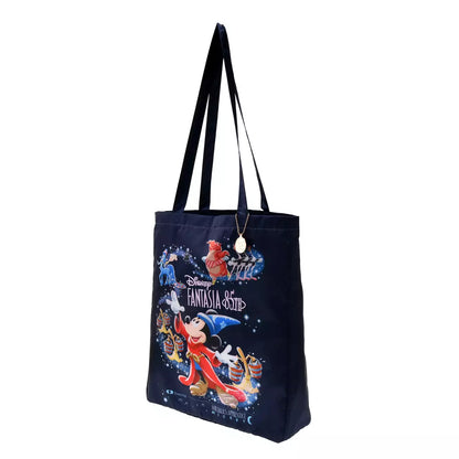 DEC 9 PREORDER - Japan Disney Store - Fantasia 85th Anniversary - Mickey Mouse - Tote Bag with Charm