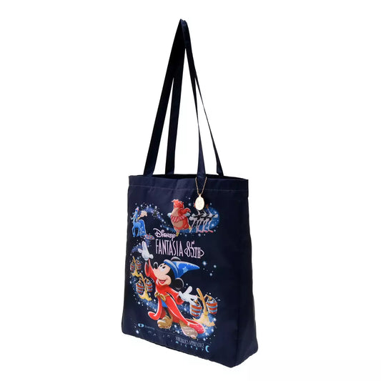 DEC 9 PREORDER - Japan Disney Store - Fantasia 85th Anniversary - Mickey Mouse - Tote Bag with Charm