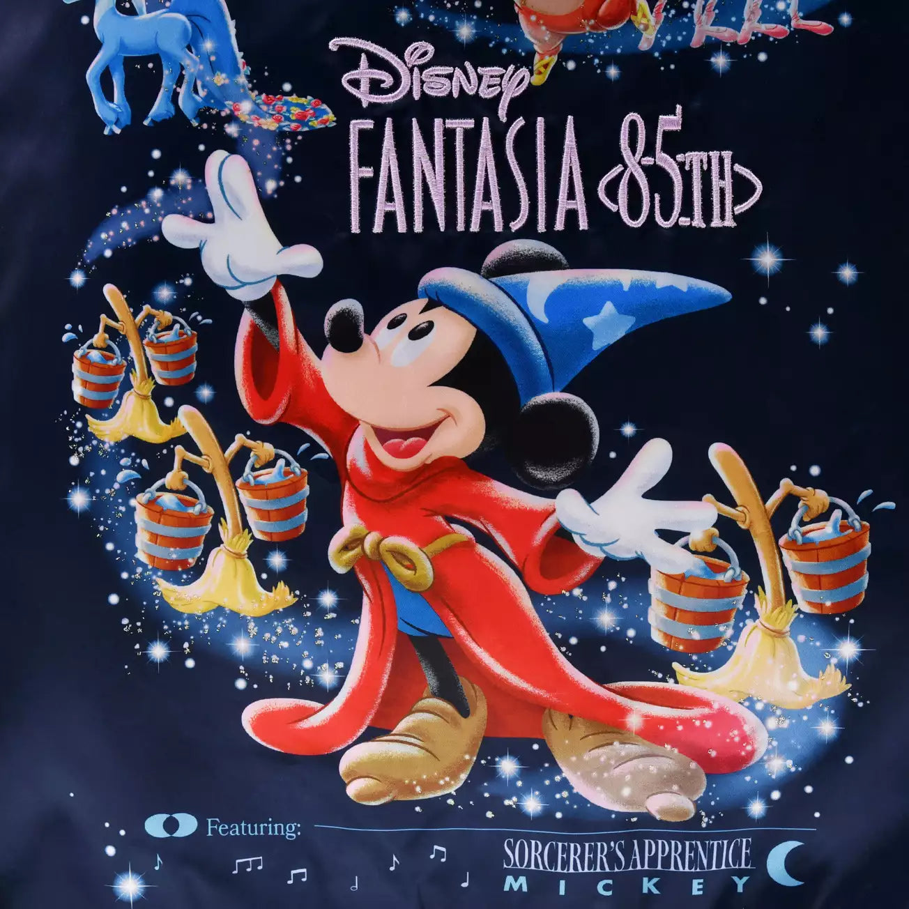 DEC 9 PREORDER - Japan Disney Store - Fantasia 85th Anniversary - Mickey Mouse - Tote Bag with Charm
