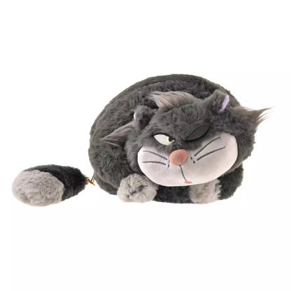 Japan Disney Store - Cat Day 2026 - Lucifer - Plush Pencil Case with Charm