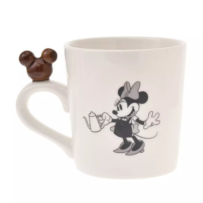 JAN 23 PREORDER - Japan Disney Store - Life with Cafe - Mickey & Minnie Mouse - Mug