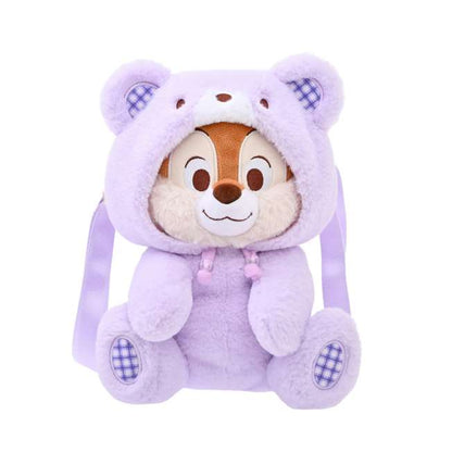 MARCH 10 PREORDER - Japan Disney Store - Chip 'n' Dale Collection - Chip Plush Multi Pochette Bag