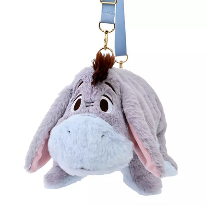 Japan Disney Store - Winnie the Pooh - Eeyore - Plush Pouch Bag