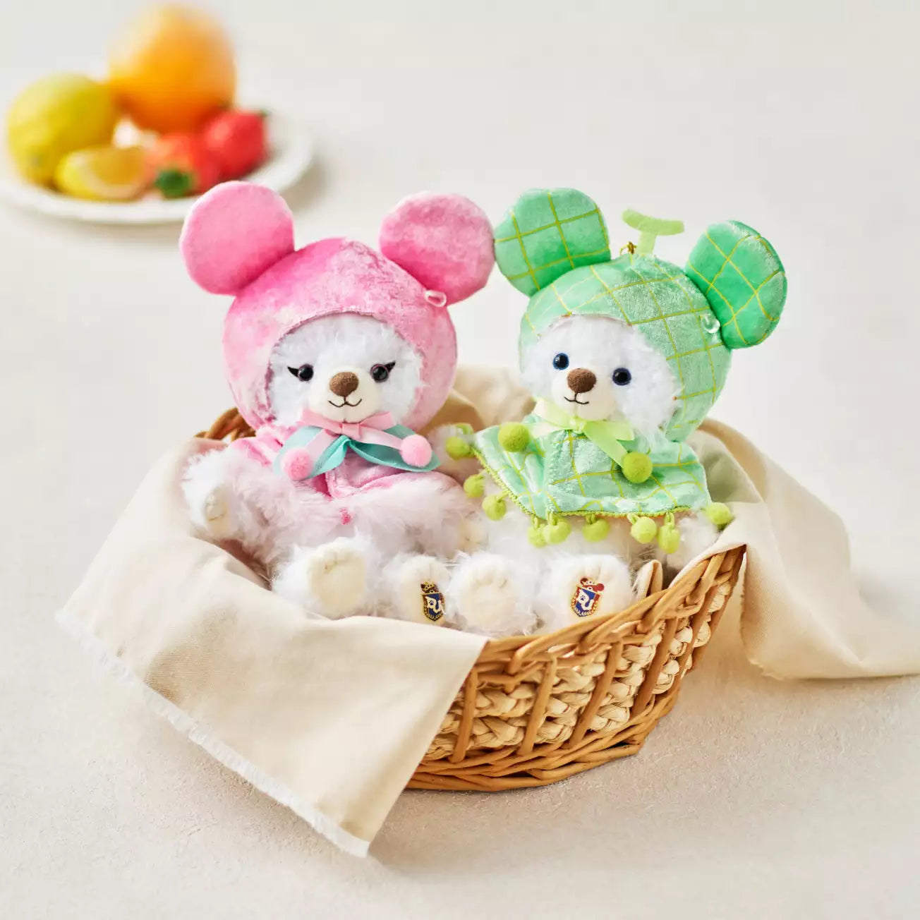 JAN 27 PREORDER - Japan Disney Store - Glossy Fruits - UniBearsity - Plush Keychain Costume - Blind Box