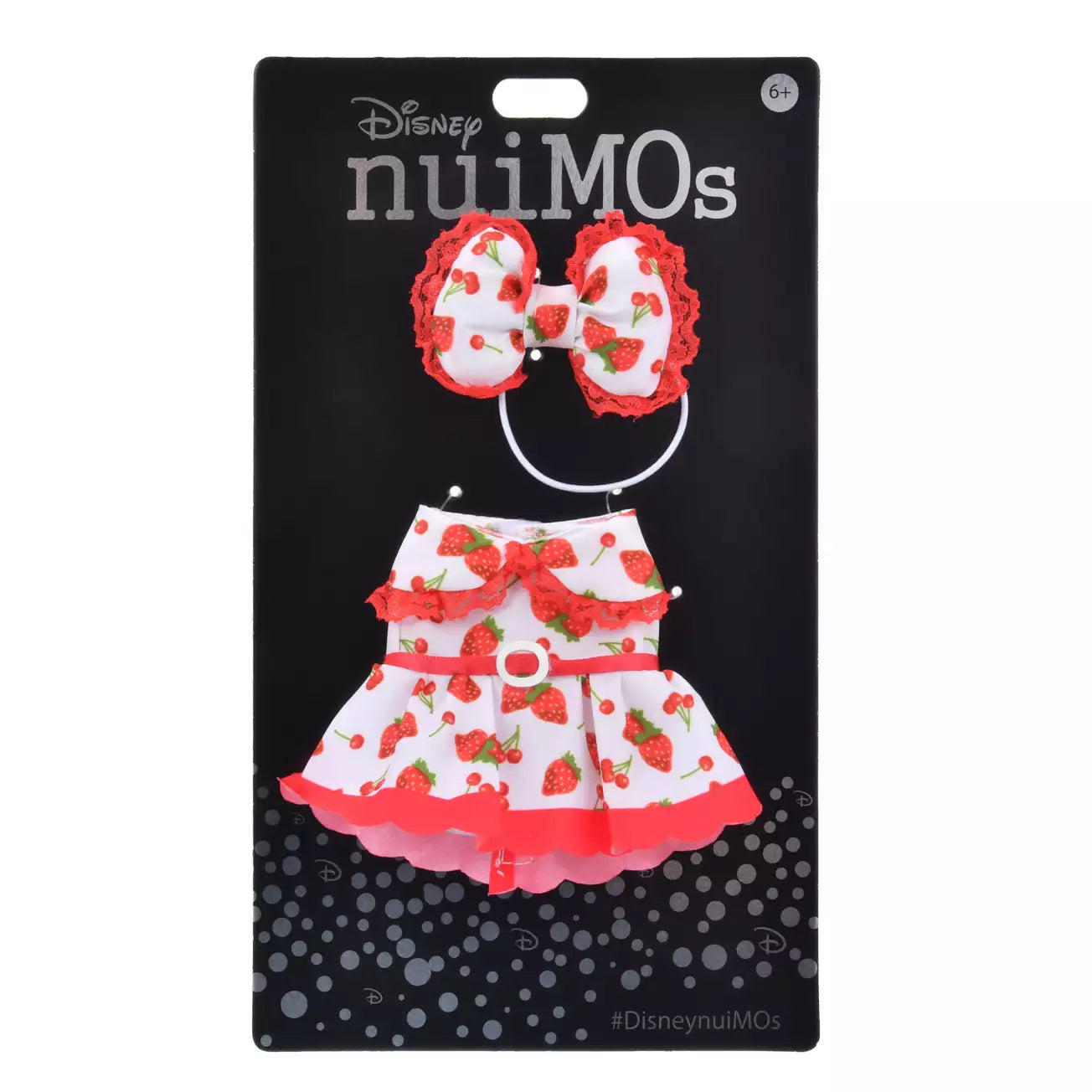 Japan Disney Store - Glossy Fruits - Minnie Mouse - nuiMOs Plush Costume - Dress & Ribbon