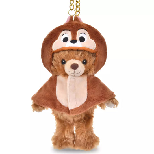 Japan Disney Store - Chip 'n' Dale Collection - Chip - UniBearsity Poncho Plush Keychain Costume