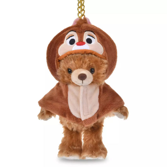 MARCH 10 PREORDER - Japan Disney Store - Chip 'n' Dale Collection - Dale - UniBearsity Poncho Plush Keychain Costume
