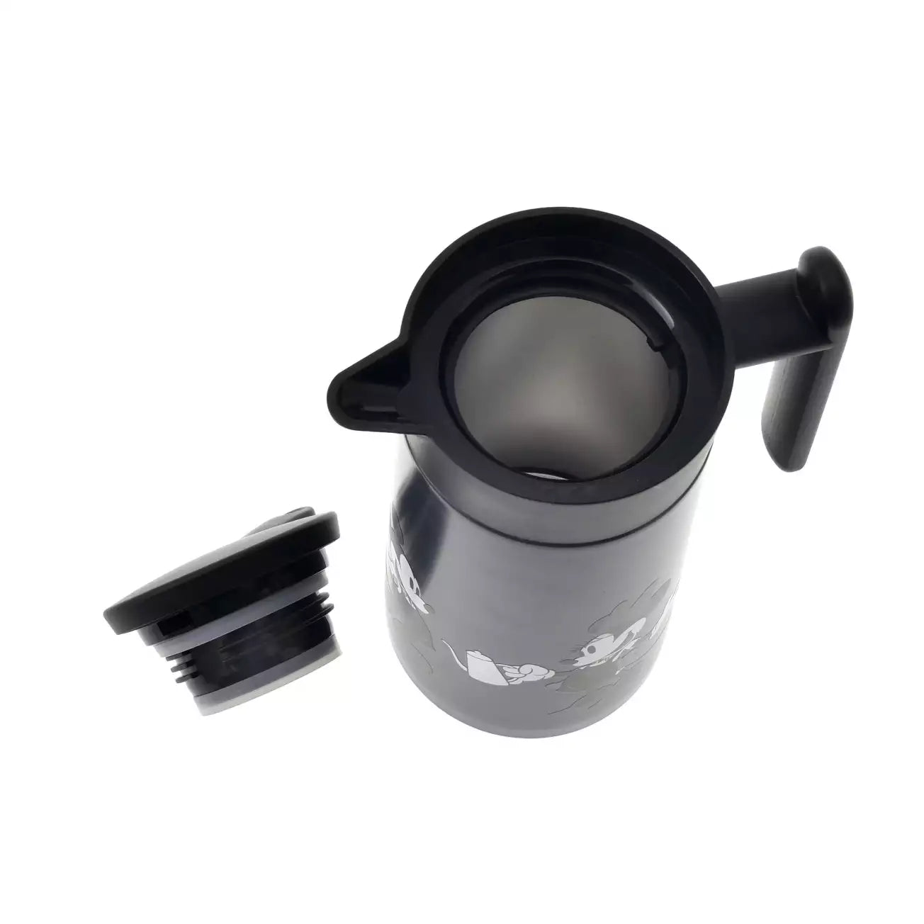 JAN 23 PREORDER - Japan Disney Store - Life with Cafe - Mickey & Minnie Mouse - Stainless Steel Pot