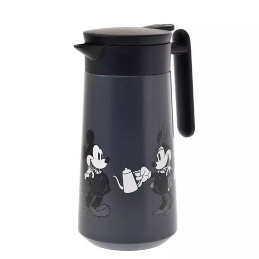 JAN 23 PREORDER - Japan Disney Store - Life with Cafe - Mickey & Minnie Mouse - Stainless Steel Pot