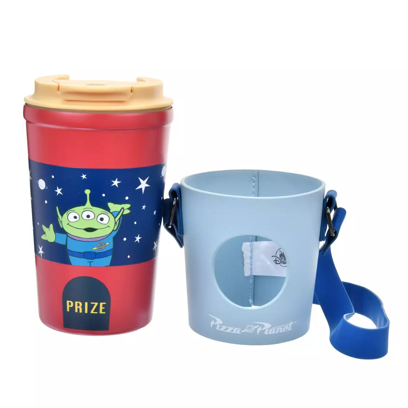 Japan Disney Store - Toy Story -  Little Green Men - Tumbler with Stainless Steel Holder