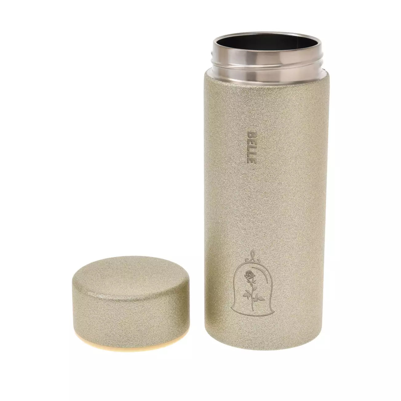 JAN 20 PREORDER - Japan Disney Store - Beauty & the Beast - Belle, Lumiere & Cogsworth - Stainless Steel Bottle