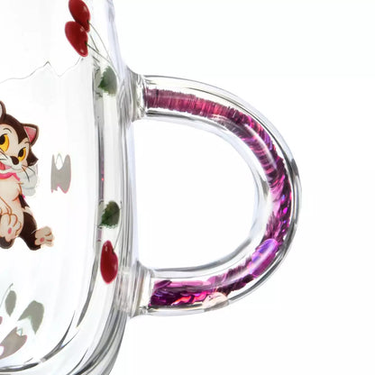 Japan Disney Store - Minnie Mouse & Figaro - Heat-Resistant Glass Mug