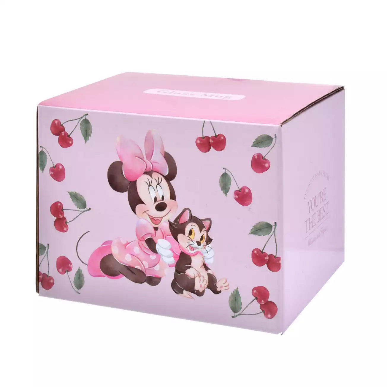Japan Disney Store - Minnie Mouse & Figaro - Heat-Resistant Glass Mug