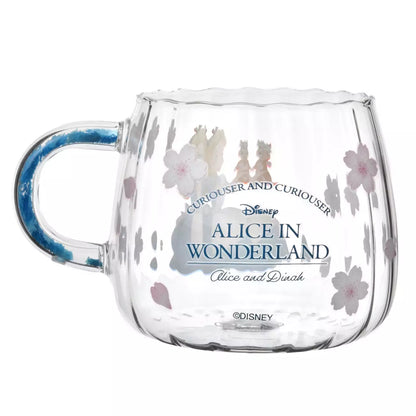 Japan Disney Store - Alice in Wonderland - Alice & Dinah - Heat-Resistant Glass Mug
