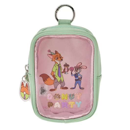 FEB 9 PREORDER - Japan Disney Store - Zootopia - 10th Anniversary Collection - Judy Hopps & Nick Wilde - Pouch with Carabiner