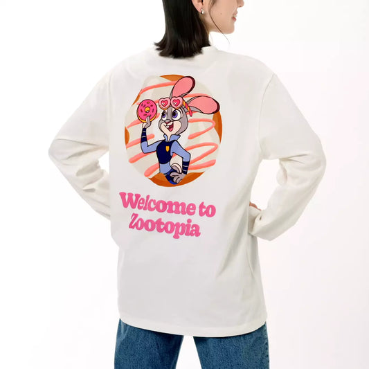 FEB 9 PREORDER - Japan Disney Store - Zootopia - 10th Anniversary Collection - Judy Hopps Long Sleeve T-Shirt